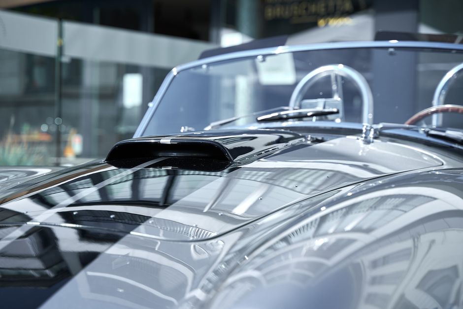 Luxury car with flawless ceramic coating finish